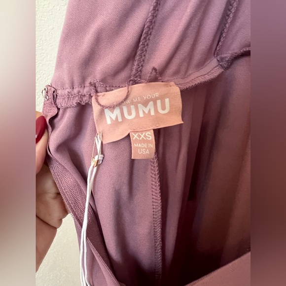 NWT-Show me your mumu Jenn maxi dress antique rose chiffon XXS - Picture 8 of 8